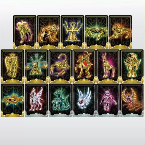 Lot 17 Carte AR Saint Seiya Édition 1 KAYOU Full Set