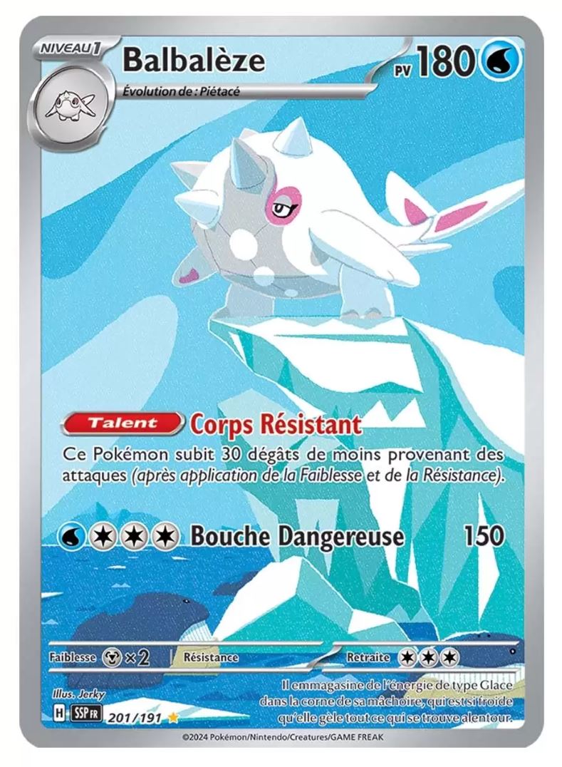 IR - Pokemon - Étincelles Déferlantes - Balbalèze 201/191