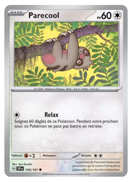 Commune - Pokemon - Étincelles Déferlantes - Parecool 145/191