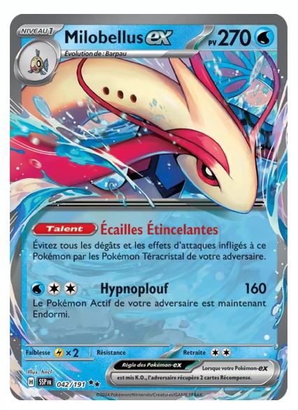 Ultra - Pokemon - Étincelles Déferlantes - Milobellus ex 42/191