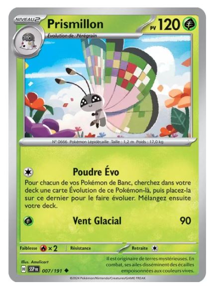 Peu commune - Pokemon - Étincelles Déferlantes - Prismillon 7/191